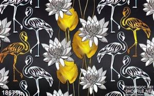 Tranh trang trí chim hạc dán tường đẹp