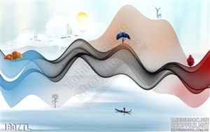 Tranh màu nghệ thuật cây trang trí tường đẹp