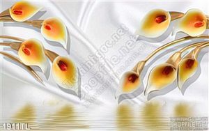 Tranh lụa 3D hoa Vân Môn mới nhất
