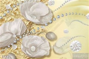Tranh lụa 3D hoa kim cương đẹp