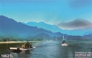 Tranh sông nước dán tường đẹp