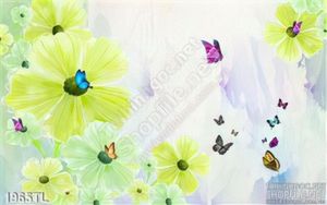 Tranh hoa 3D in kính UV chất lượng cao