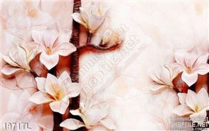 Tranh 3D điêu khắc hoa mộc lan đẹp nhất