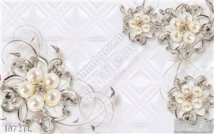 Tranh 3D hoa kim cương trang trí phòng ngủ