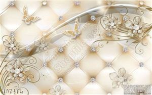 Tranh lụa 3D cổ điển treo tường phòng khách