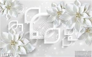 Tranh 3D hoa điêu khắc đẹp trang trí phòng ngủ
