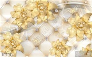 Tranh hoa vàng cổ điển trang trí nghệ thuật