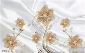 Tranh lụa 3D hoa Mai vàng kim cương mới nhất hiện nay