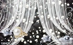 Tranh 3D ngọc trai trang trí phòng ngủ
