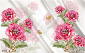 Tranh lụa 3D hoa kim cương đẹp