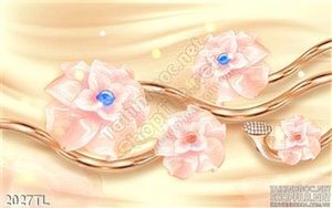 Tranh lụa hoa ngọc trai trang trí tường