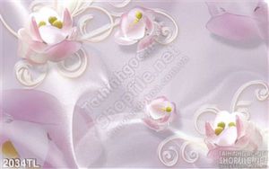 Tranh lụa 3D hoa Sen nghệ thuật treo tường