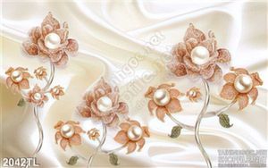 Tranh lụa 3D hoa trang trí phòng ngủ đẹp