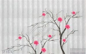 Tranh hoa hồng dán tường mới nhất