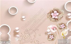 Tranh lụa 3D trang trí tường đẹp