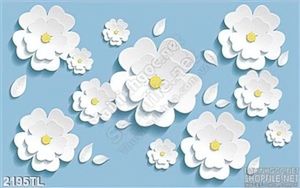Tranh hoa giấy dán tường