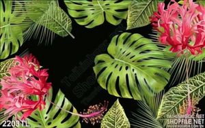 Tranh hoa 3D trang trí phòng ngủ