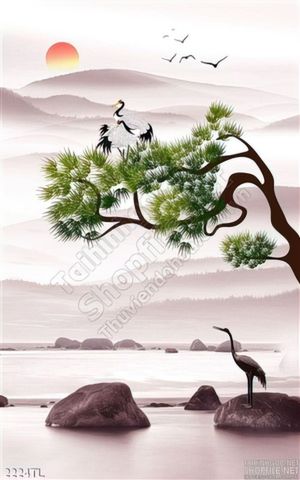 Tranh lụa 3D phong thủy đẹp nhất