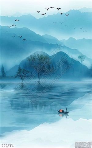 Tranh màu nước trang trí treo tường đẹp