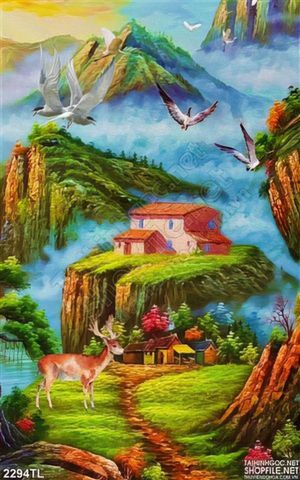 Tranh sơn thủy trang trí treo tường đẹp