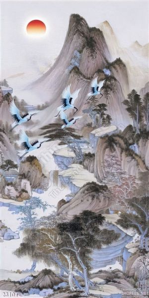 Tranh phong thủy trang trí phòng khách đẹp