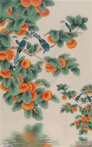 Tranh chim sẻ trang trí tường đẹp