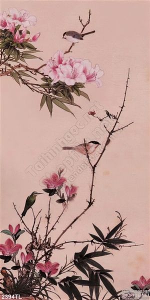 Tranh hoa mùa xuân đẹp nhất
