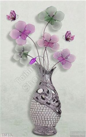 Tranh bình hoa trang trí treo tường đẹp