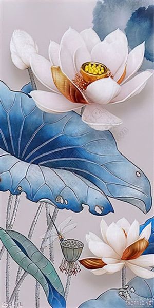 Tranh hoa Sen trang trí treo tường đẹp