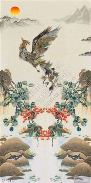 Tranh nghệ thuật chim phượng hoàng