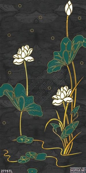 Tranh hoa Sen nghệ thuật đẹp