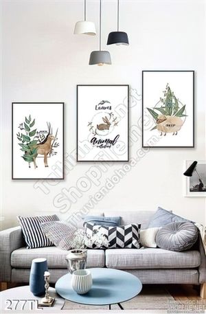 Tranh lụa 3D thú cưng trang trí đẹp