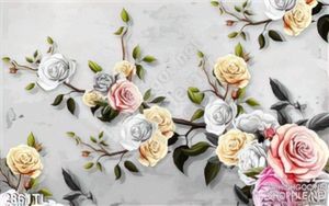 Tranh điêu khắc hoa hồng trang trí treo tường đẹp