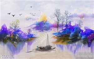 Tranh sơn dầu phong cảnh quê hương