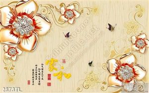 Tranh hoa vàng trang trí treo tường phòng khách