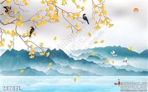 Tranh thư pháp mùa xuân treo tường