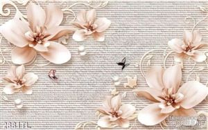 Tranh hoa 3D trang trí phòng khách mới nhất
