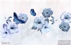 Tranh hoa màu nước dán tường đẹp nhất