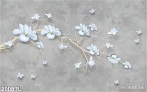 Tranh hoa giả ngọc trang trí tường đẹp