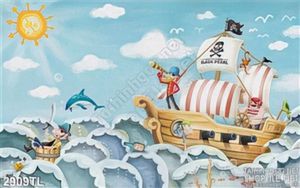 Tranh hoạt hình trang trí phòng cho bé