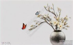 Tranh sơn dầu bình hoa treo tường đẹp