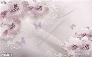 Tranh lụa 3D trang trí phòng ngủ đẹp