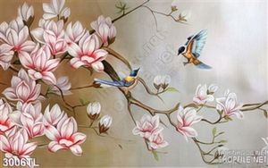Tranh hoa mộc lan trang trí tường đẹp