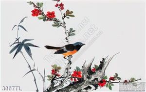 Tranh hoa đào trang trí tường đẹp