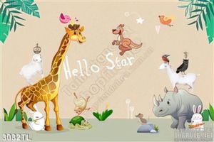 Tranh trang trí trung tâm tiếng anh cho bé