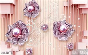Tranh 3D hoa kim cương vàng đẹp nhất