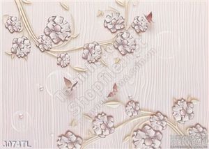 Tranh điêu khắc hoa trang trí tường phòng khách