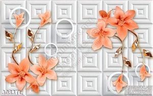 Tranh giả ngọc hoa trang trí phòng ngủ