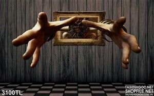 Tranh 3D bàn tay trang trí tường