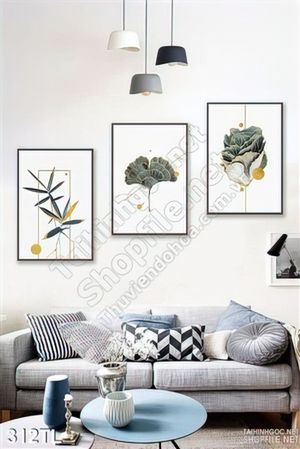 Tranh lụa 3D các loại lá đẹp